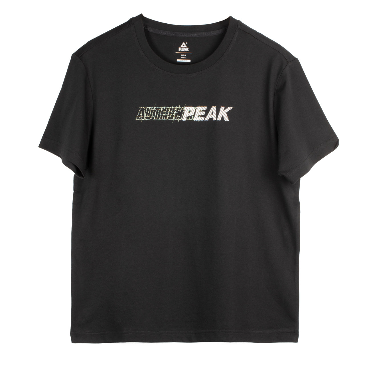 ROUNDNECK T SHIRT NOIR l gance Performance PEAK Tunisie