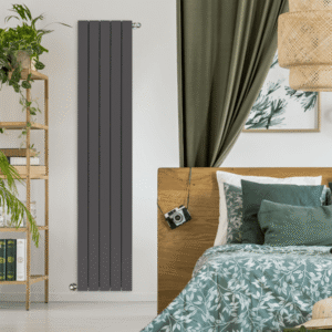 Radiateur Vertical Noir Mat FONDITAL B png