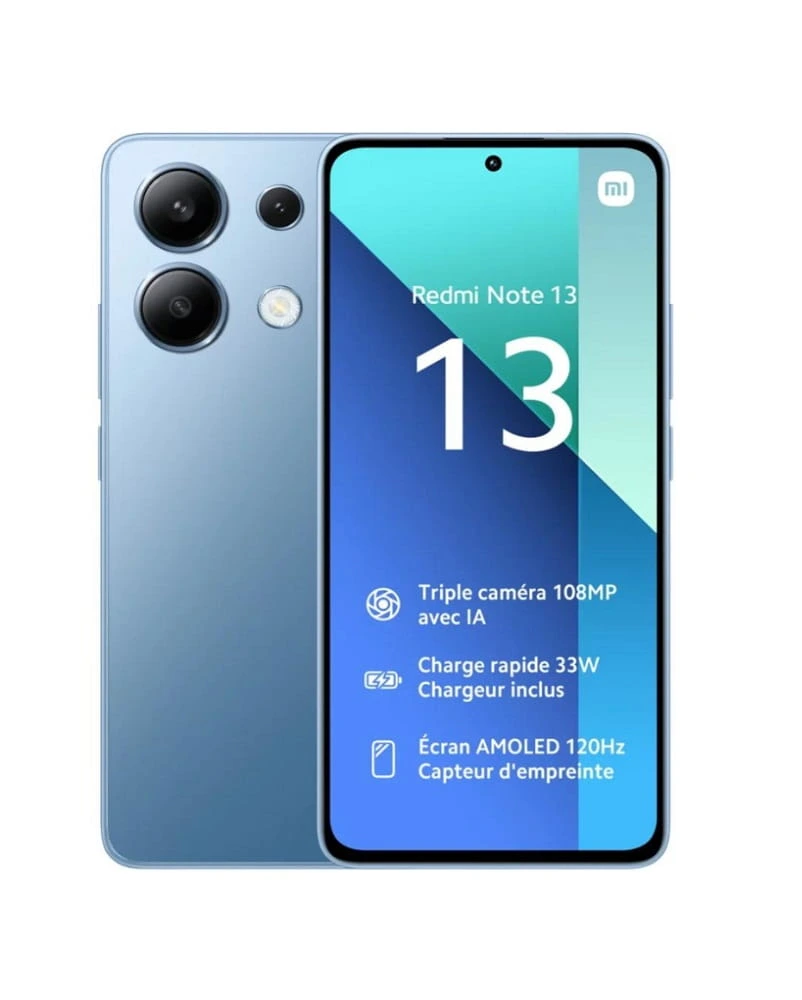 Xiaomi Redmi Note 13 – Smartphone (6+128Go) Bleu 1 Xiaomi Redmi Note &#; Smartphone (+Go) Bleu