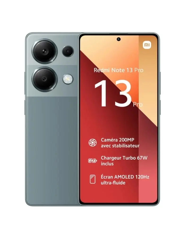 Xiaomi Redmi Note 13 Pro – Smartphone (12+512Go) Vert 1 Xiaomi Redmi Note Pro &#; Smartphone (+Go) Vert