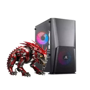Boitier Gamer Redragon Rinos GC black M ATX Fan RGB