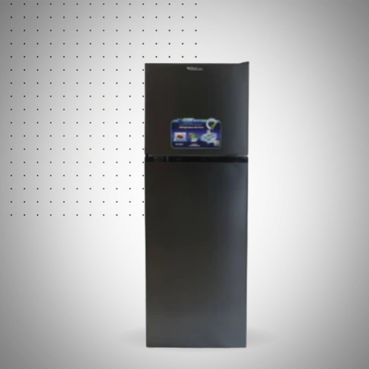 Réfrigérateur double portes biolux 420l no frost dark inox 1 Réfrigérateur double portes biolux l no frost dark inox