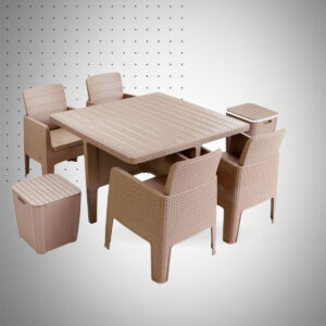 SALON GAMMARTH PLACES (COFFRE+GLACIÈRE) TAUPE