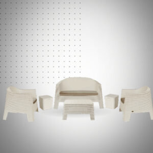 SALON MONACO+ TABOURETS COFFRES