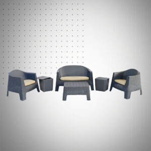 SALON MONACO PLACES (TABOURETS COFFRES) GRIS