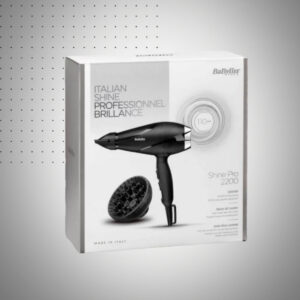 SECHE CHEVEUX BABYLISS DE PRO SILENCE W &# NOIR/ARGENT + DIFFUSEUR