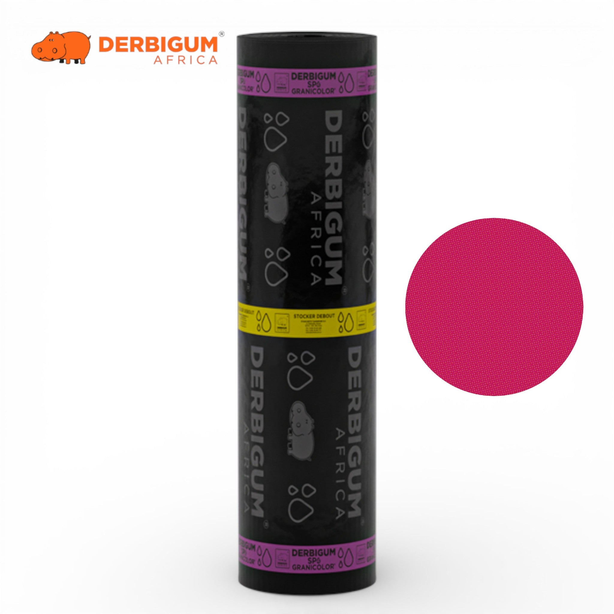 Membrane Étanchéité Toiture SP4 GRANICOLOR ROUGE BRIQUE 10m² DERBIGUM 1 SPGRANICOLORrouge