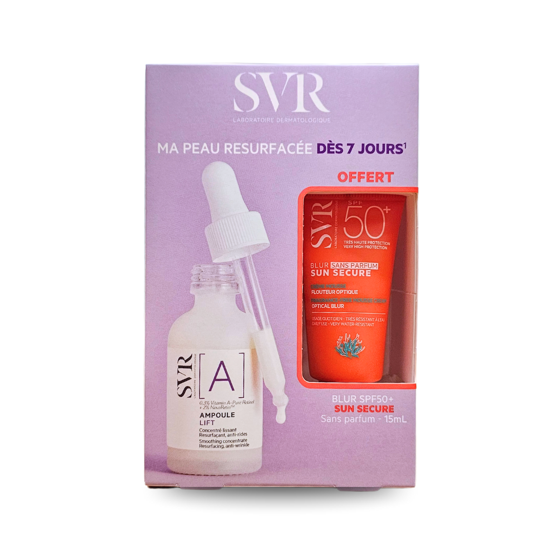 SVR Ampoule A Lift + Blur sans parfum 1 SVR SET Ampoule A Lift Blur sans parfum ml