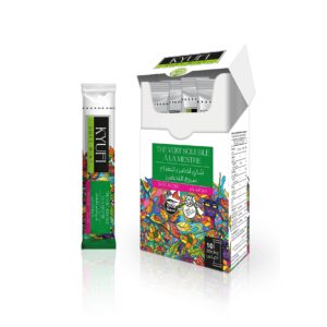 Softthe vert soluble menthe avec sucre