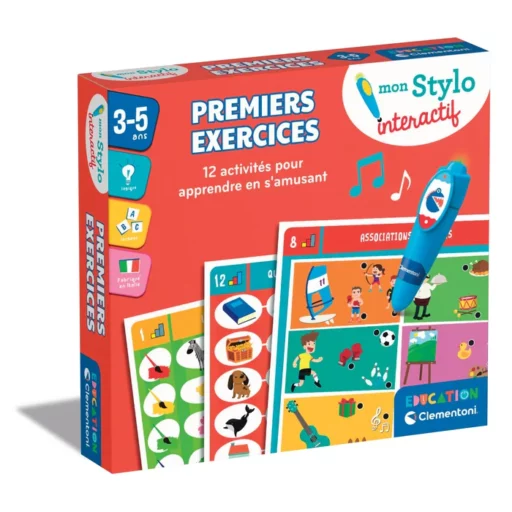 Stylo interactif Mes premiers exercices Clementoni 1 Stylo interactif Mes premiers exercices Clementoni e webp