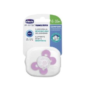 Sucette en silicone mois Rose Chicco jpg