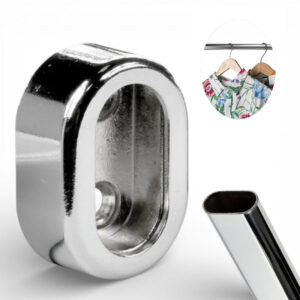 Support Tube Lateral avec Cover Nickel