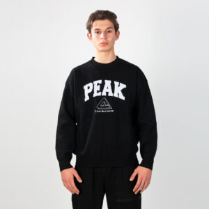Sweat shirt PEAK Noir Style Sport Chic et Confort