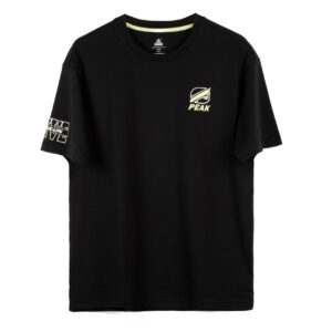 T shirt PEAK Noir Style Sport Confort Quotidien