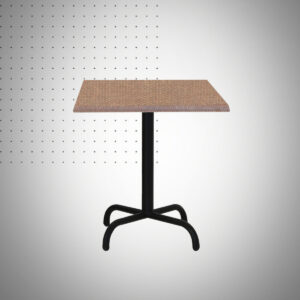 Table Bistrot × Wz Socle Métallique En Tube Rond