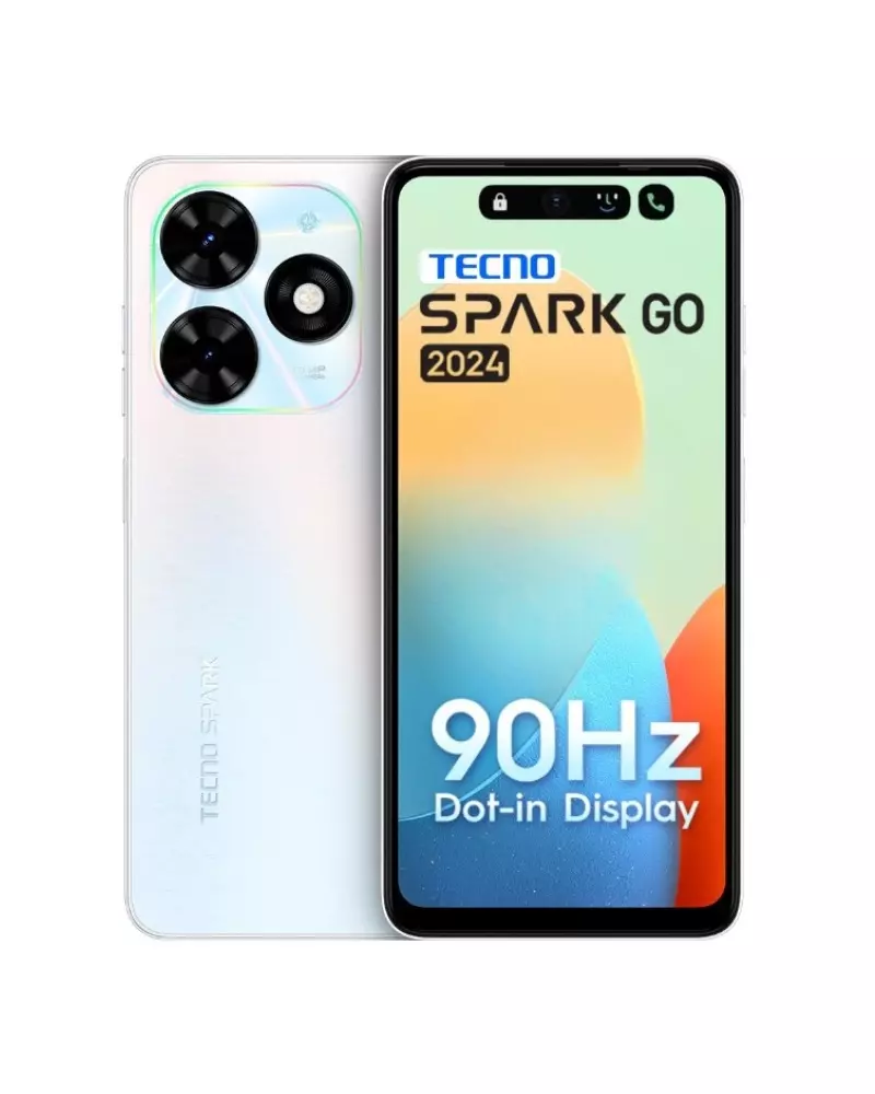 Tecno Spark GO 2024 – Smartphone (4+64Go) Blanc 1 Tecno Spark GO – Smartphone (+Go) Blanc