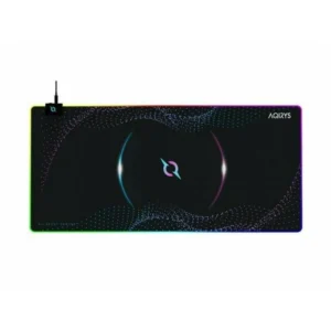 Tapis Souris Gaming AQIRYS ECLIPSE MOYEN RVB XL Noir