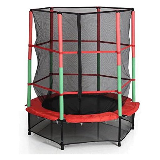 Trampoline Enfant avec Filet de sécurité Ø1.4m 1 Trampoline Enfant avec Filet de securite O m jpg