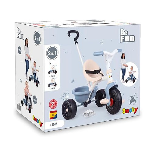 Tricycle Be Fun Bleu Smoby 1 Tricycle Be Fun Bleu Smoby jpg