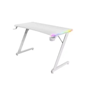Trust GXT – Bureau de gaming RVB Luminus Blanc