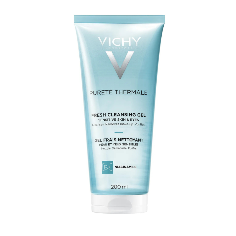 VICHY PRETE thermale gel frais nettoyant ml png