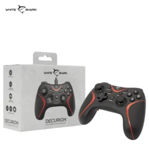 DECURION GP &# Manette de Jeu Gaming White Shark en