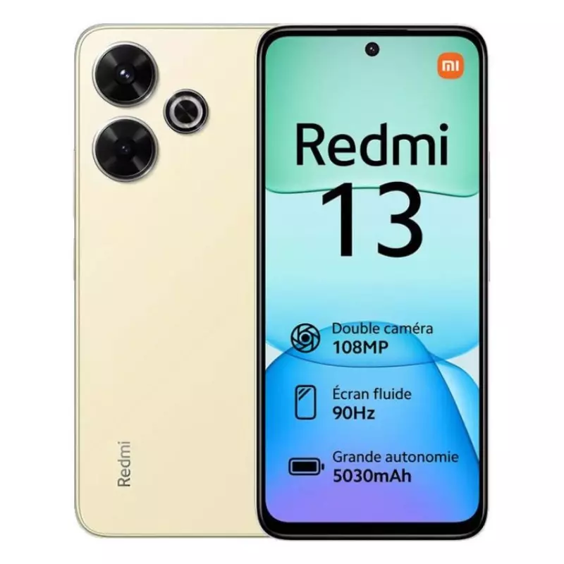 Smartphone Xiaomi Redmi 13 (6+128Go) Gold 1 Smartphone Xiaomi Redmi (+Go) Gold