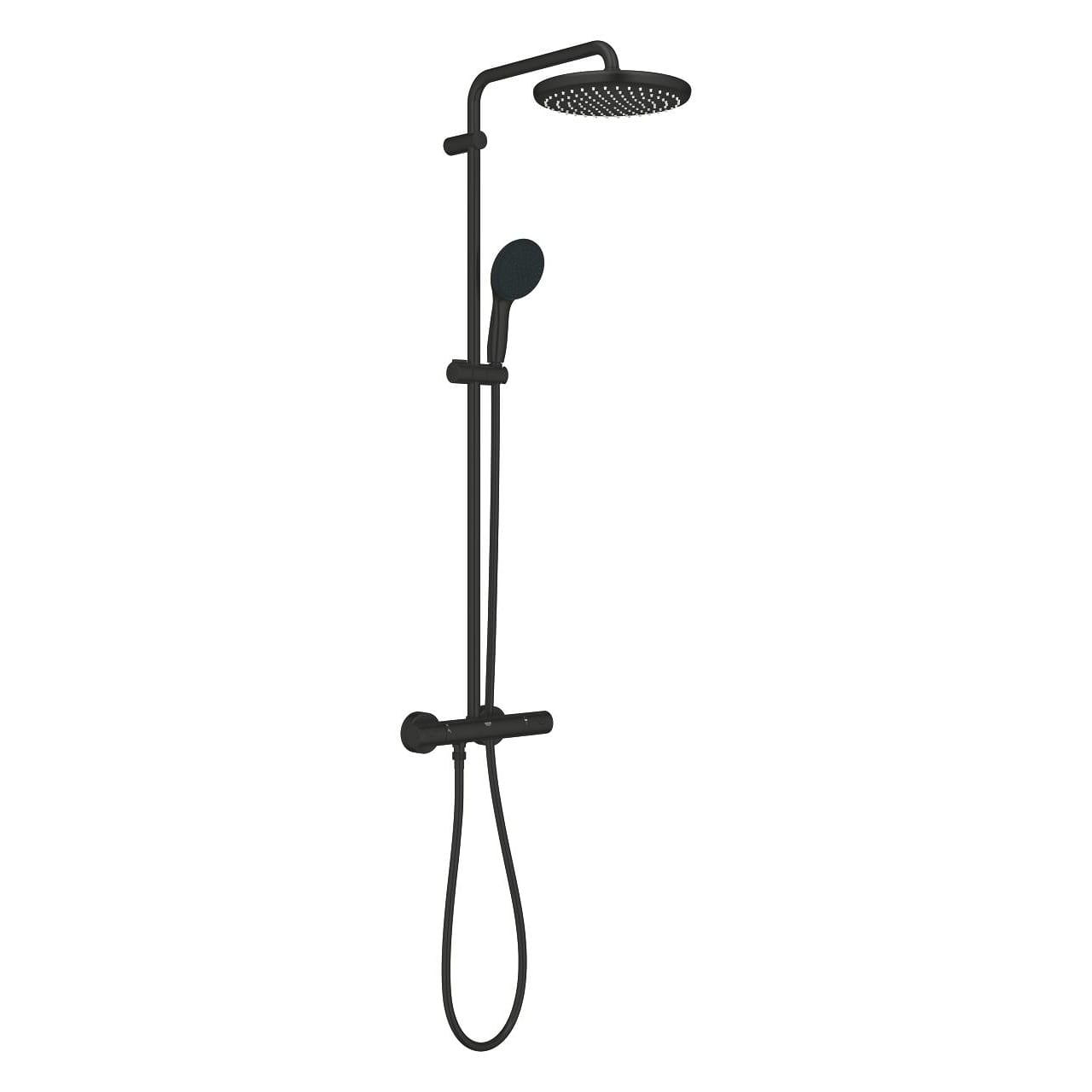 Colonne De Douche Grohe Noir Thermostatique Tempesta 1 ZZF jpg