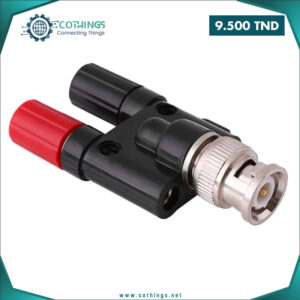 adaptateur doscilloscope bnc q vers double fiche banane mm cothings
