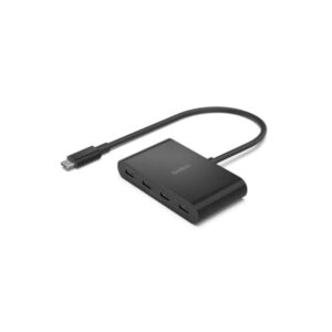 adaptateur hub belkin usb c vers ports noir avcbtbk