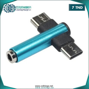 adaptateur usb type c vers jack mm femelle audio recharge cothings