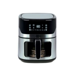 airfryer l w digital inox avec fenetre jocca