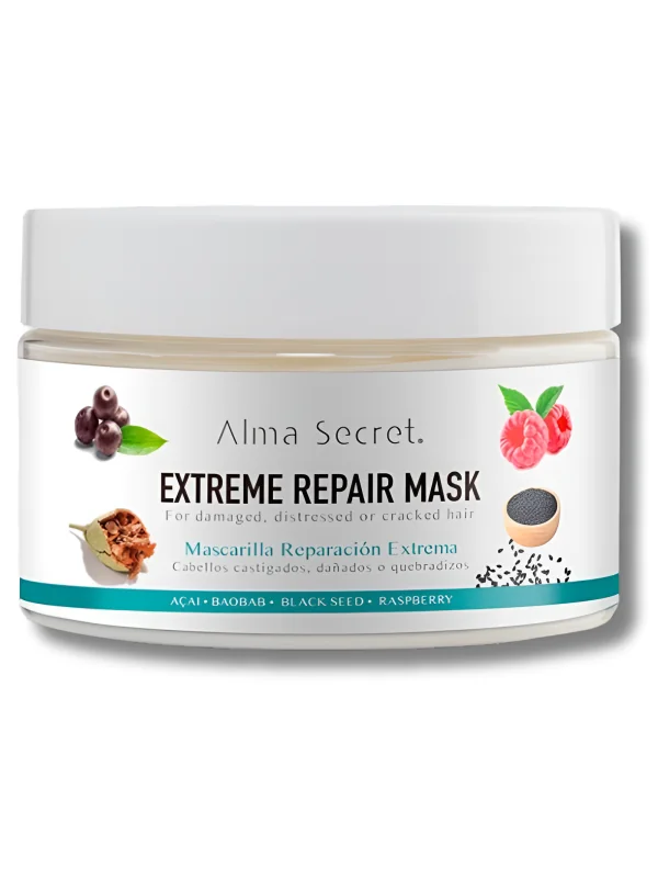 ALMA SECRET – MASQUE CAPILLAIRE RÉPARATION EXTRÊME 250ML 1 alma secret masque capillaire reparation extreme ml webp