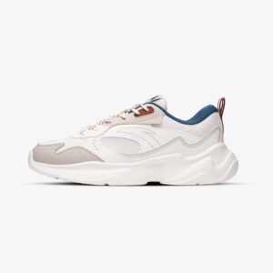 anta sneakers blanc beige bleu rouge homme style lifestyle