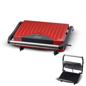 Appareil à Panini Grill TPG W Rouge TECHWOOD