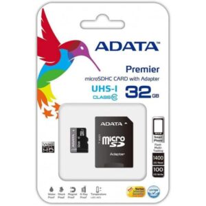 CARTE MÉMOIRE ADATA GO CLASS AVEC ADAPTATEUR