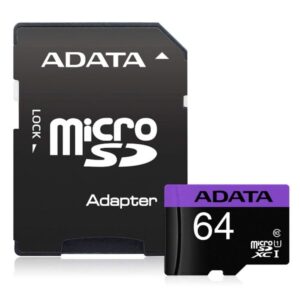 CARTE MÉMOIRE ADATA GO CLASS AVEC ADAPTATEUR