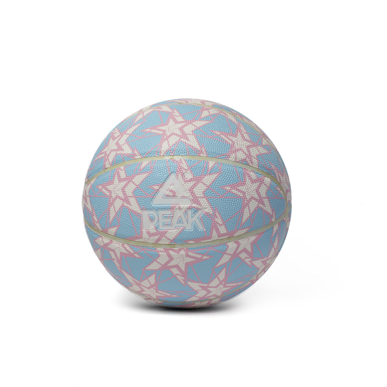 ballon basket peak bleu pastel motifs etoiles design fantaisie