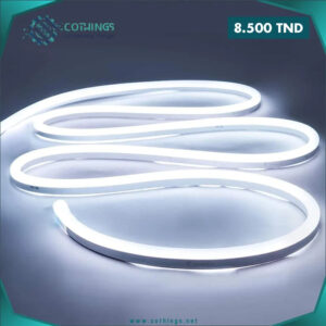 bande led silicone v cob blanc froid k flexible etanche cothings
