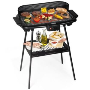 barbecue electrique princess sur pied w noir
