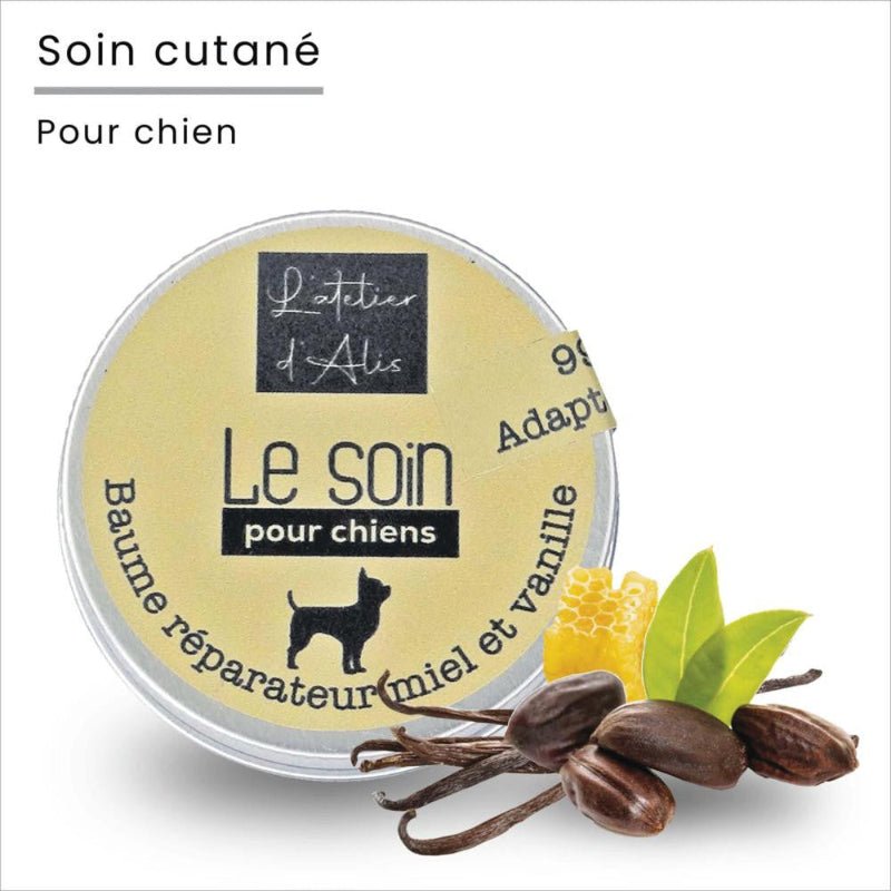 BAUME REPARATEUR MIEL & VANILLE POUR CHIEN 30 ML 1 baume reparateur alis pour chien ml
