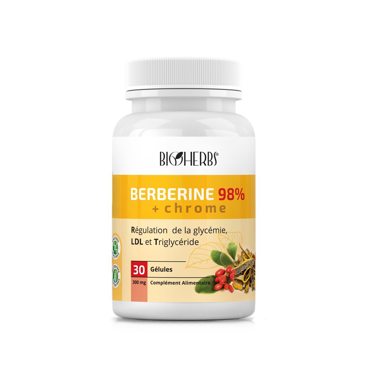 Berberine 98% + Chrome 1 berberine chrome