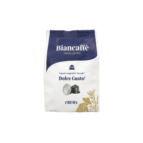 Biancaffè Crema – 10 capsules Compatibles Dolce Gusto® 1 biancaffe Crema Dolce Gusto