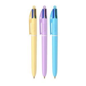 bic stylo couleurs pastel