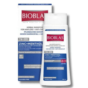 bioblas shampoing zinc menthol anti pelliculaire ml beaute