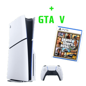 PlayStation Slim Edition Standard &# Console + jeu GTA V