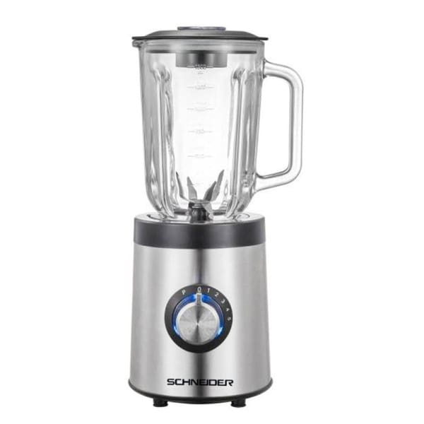 BLENDER SCHNEIDER AVEC BOL EN VERRE 1.5Litres 600W (SCHBLG600) 1 blender schneider avec bol en verre litres w schblg