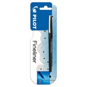 blister stylo fineliner noir pilot fourniture scolaire