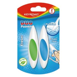 blister gomme duo pointer fourniture scolaire