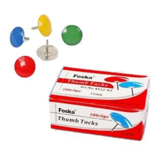 boite punaises couleurs foska as bureautique